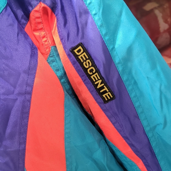 DESCENTE Ski Jacket, 90s Mens Ski Jacket, Japanese Brand Skiing Jacket, XL - Picture 2 of 8